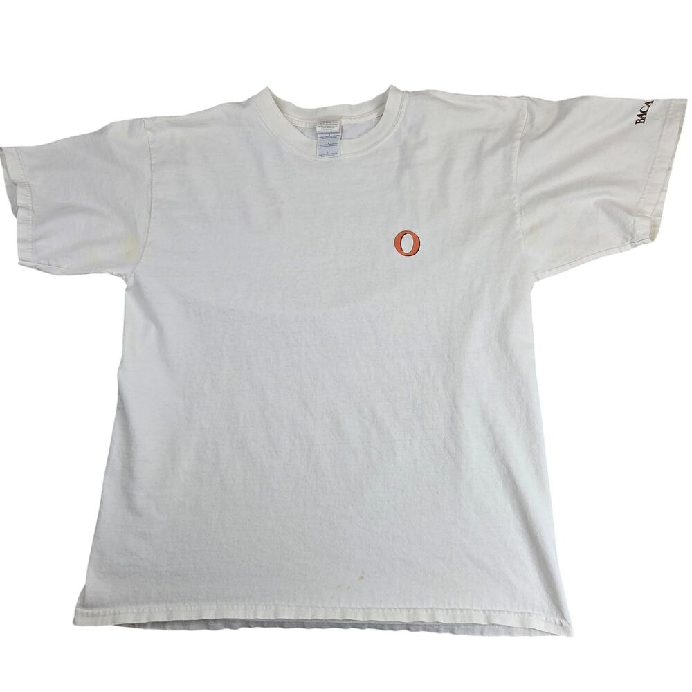 Vintage 2002 Bacardi O Are You Type O Promo T Shirt Large Double Sided Logo
